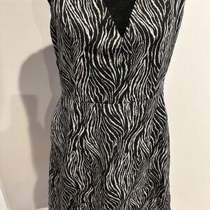 H&M Zebra Print Sleeveless Dress